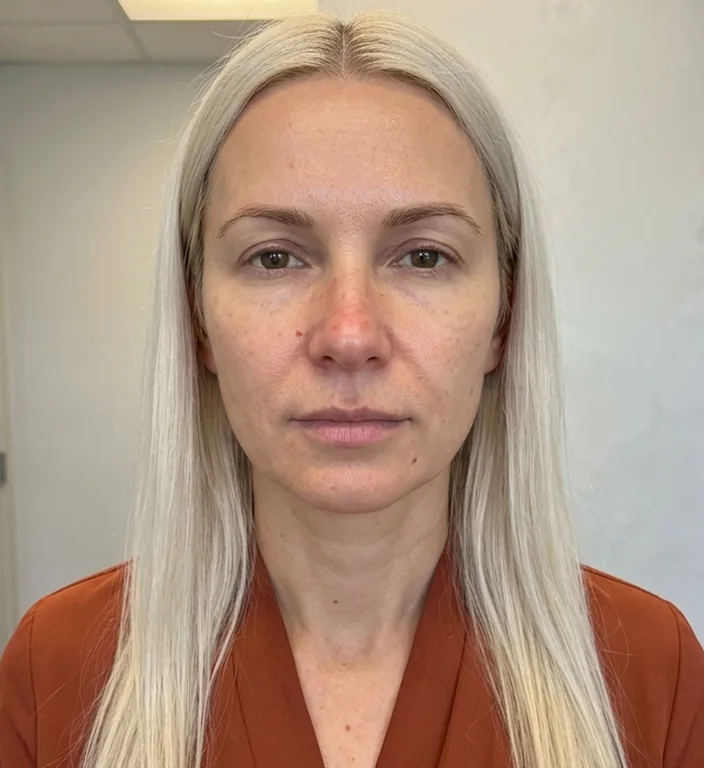 Augenpartie glatt nachher