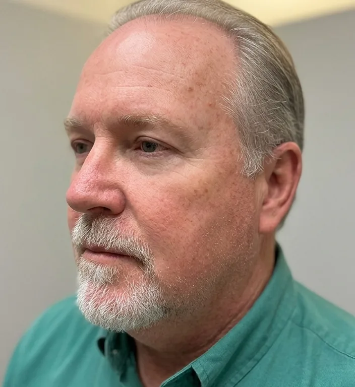 Augenpartie glatt nachher