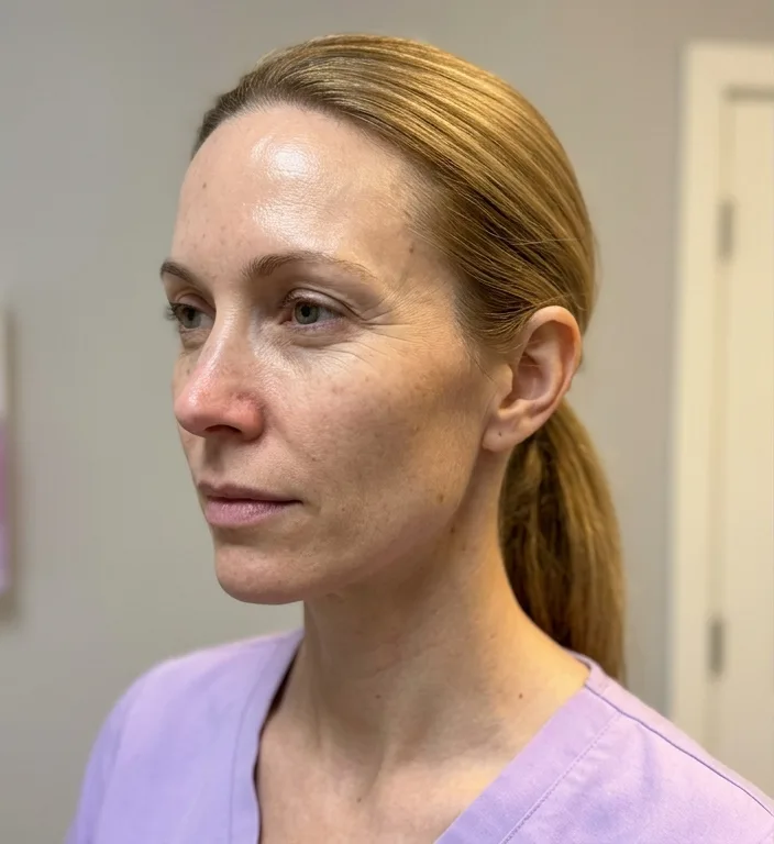 Krähenfüsse vorher